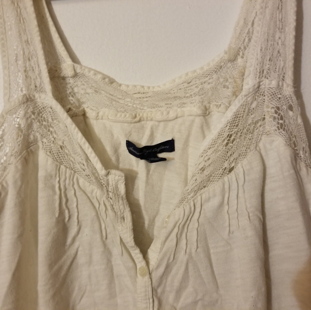 Cream Tank Top - Picture 2 of 3
